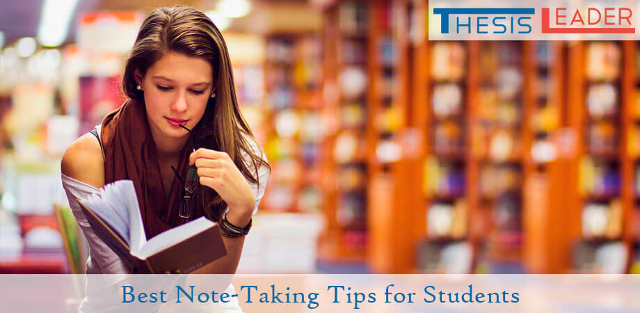 Best Note-Taking Tips for Students | ThesisLeader